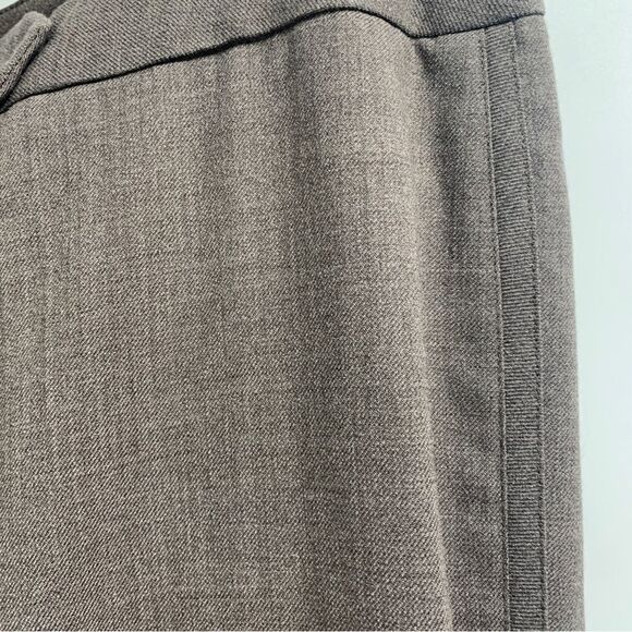 Ann Taylor Petites Size 12 Light Brown Lined Wool Trousers Career Wear - Picture 8 of 12
